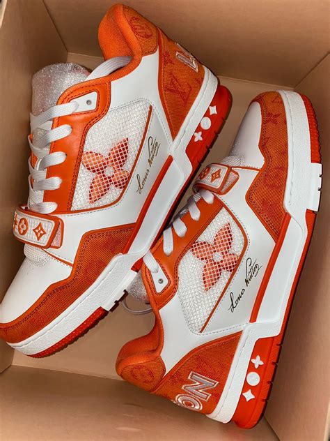 louis vuitton trainer orange|louis vuitton trainers girls.